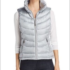 Matte Silver Puffer Vest